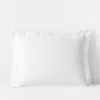 The Company Store Classic Smooth Rayon Made From Bamboo Sateen Sham In White