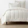 The Company Store Classic Smooth Sateen Solid Comforter In Ivory