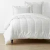 The Company Store Classic Smooth Sateen Solid Comforter In White
