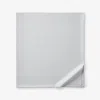 The Company Store Classic Smooth Sateen Solid Flat Bed Sheet In Gray/light Gray