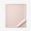 The Company Store Classic Smooth Sateen Solid Flat Bed Sheet In Pink