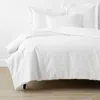 The Company Store Classic Smooth Wrinkle-free Sateen Bed Duvet Cover In White