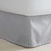 The Company Store Classic Smooth Wrinkle-free Sateen Bed Skirt In Gray Mist