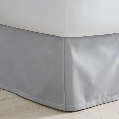 The Company Store Classic Smooth Wrinkle-free Sateen Bed Skirt In Gray Mist
