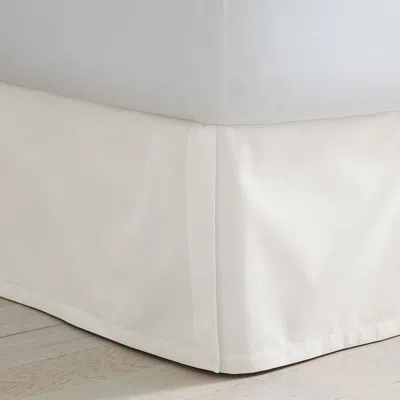The Company Store Classic Smooth Wrinkle-free Sateen Bed Skirt In Ivory