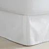 The Company Store Classic Smooth Wrinkle-free Sateen Bed Skirt In White