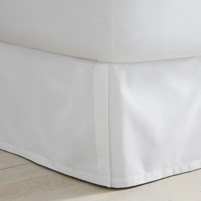 The Company Store Classic Smooth Wrinkle-free Sateen Bed Skirt In White