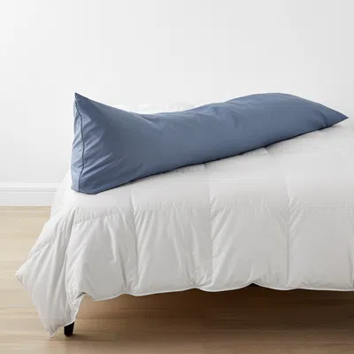 The Company Store Classic Smooth Wrinkle-free Sateen Body Pillow Cover In Infinity Blue