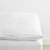 The Company Store Classic Smooth Wrinkle-free Sateen Featherbed Cover In White