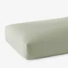 The Company Store Classic Smooth Wrinkle-free Sateen Fitted Bed Sheet In Laurel Green