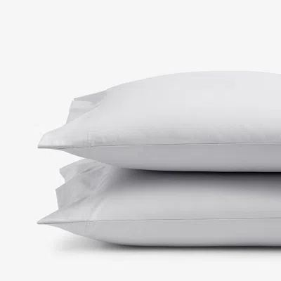 The Company Store Classic Smooth Wrinkle-free Sateen Pillowcase Set In Gray Mist