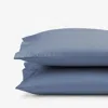 The Company Store Classic Smooth Wrinkle-free Sateen Pillowcase Set In Infinity Blue