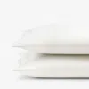 The Company Store Classic Smooth Wrinkle-free Sateen Pillowcase Set In Ivory