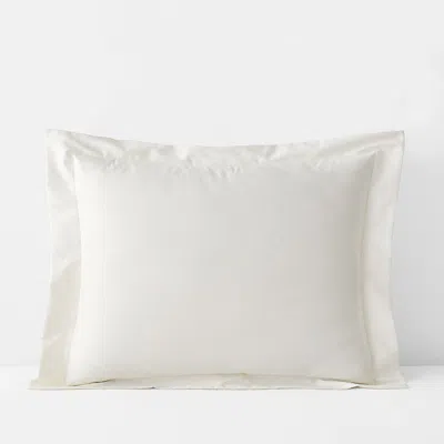 The Company Store Classic Smooth Wrinkle-free Sateen Sham In Ivory