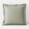 The Company Store Classic Smooth Wrinkle-free Sateen Sham In Laurel Green