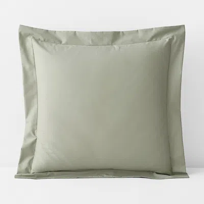 The Company Store Classic Smooth Wrinkle-free Sateen Sham In Laurel Green