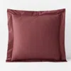 The Company Store Classic Smooth Wrinkle-free Sateen Sham In Purple