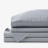 The Company Store Classic Stripes And Plaids Cool Yarn-dyed Cotton Percale Bed Sheet Set In Multi