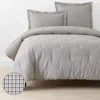 The Company Store Classic Stripes And Plaids Cool Yarn-dyed Cotton Percale Comforter