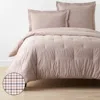 The Company Store Classic Stripes And Plaids Cool Yarn-dyed Cotton Percale Comforter