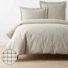 The Company Store Classic Stripes And Plaids Cool Yarn-dyed Cotton Percale Duvet Cover