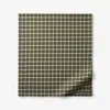 The Company Store Classic Stripes And Plaids Cool Yarn-dyed Cotton Percale Flat Bed Sheet