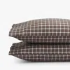 The Company Store Classic Stripes And Plaids Cool Yarn-dyed Cotton Percale Pillowcase Set