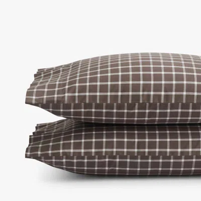The Company Store Classic Stripes And Plaids Cool Yarn-dyed Cotton Percale Pillowcase Set