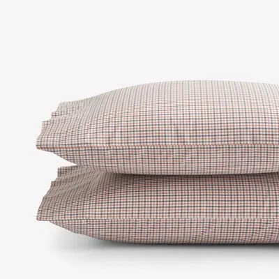 The Company Store Classic Stripes And Plaids Cool Yarn-dyed Cotton Percale Pillowcase Set