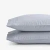 The Company Store Classic Stripes And Plaids Cool Yarn-dyed Cotton Percale Pillowcase Set In Multi