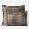 The Company Store Classic Stripes And Plaids Cool Yarn-dyed Cotton Percale Sham