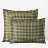 The Company Store Classic Stripes And Plaids Cool Yarn-dyed Cotton Percale Sham