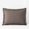 The Company Store Classic Stripes And Plaids Cool Yarn-dyed Cotton Percale Sham