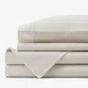 The Company Store Classic Ultra-cozy Cotton Velvet Cotton Flannel Bed Sheet Set In Ivory