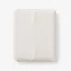 The Company Store Classic Ultra-cozy Cotton Velvet Cotton Flannel Fitted Bed Sheet In Ivory
