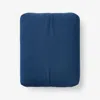 The Company Store Classic Ultra-cozy Cotton Velvet Cotton Flannel Fitted Bed Sheet In Slate Blue
