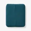 The Company Store Classic Ultra-cozy Cotton Velvet Cotton Flannel Fitted Bed Sheet In Teal/turquoise Blue