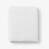 The Company Store Classic Ultra-cozy Cotton Velvet Cotton Flannel Fitted Bed Sheet In White