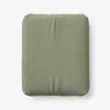 The Company Store Classic Ultra-cozy Cotton Velvet Cotton Flannel Fitted Bed Sheet In Willow Green