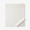 The Company Store Classic Ultra-cozy Cotton Velvet Cotton Flannel Flat Bed Sheet In Ivory