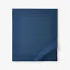 The Company Store Classic Ultra-cozy Cotton Velvet Cotton Flannel Flat Bed Sheet In Slate Blue