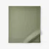 The Company Store Classic Ultra-cozy Cotton Velvet Cotton Flannel Flat Bed Sheet In Willow Green