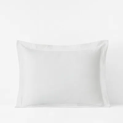 The Company Store Classic Ultra-cozy Cotton Velvet Cotton Flannel Sham In White