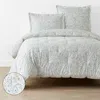 The Company Store Clemencia Classic Cool Cotton Percale Comforter In Mini Floral Pale Blue