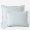 The Company Store Clemencia Classic Cool Cotton Percale Sham In Geo Pale Blue