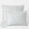 The Company Store Clemencia Classic Cool Cotton Percale Sham In Mini Floral Pale Blue