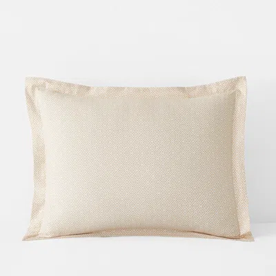 The Company Store Clemencia Classic Cool Cotton Percale Sham In Pink