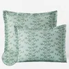 The Company Store Climbing Vines Classic Cool Cotton Percale Sham In Sage Green