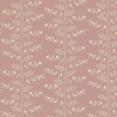 The Company Store Climbing Vines Traditional Wallpaper In Pink