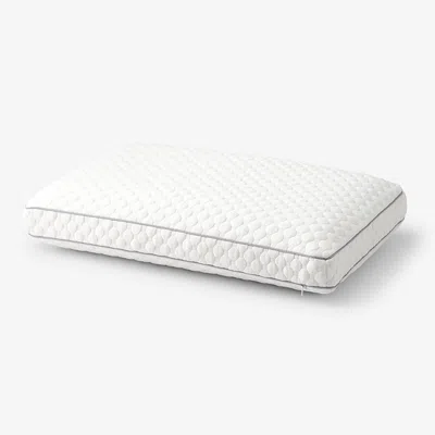 The Company Store Comfort Cushion Memory Foam Gusseted Pillow In White